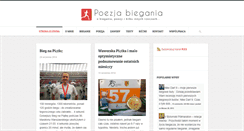 Desktop Screenshot of poezjabiegania.pl